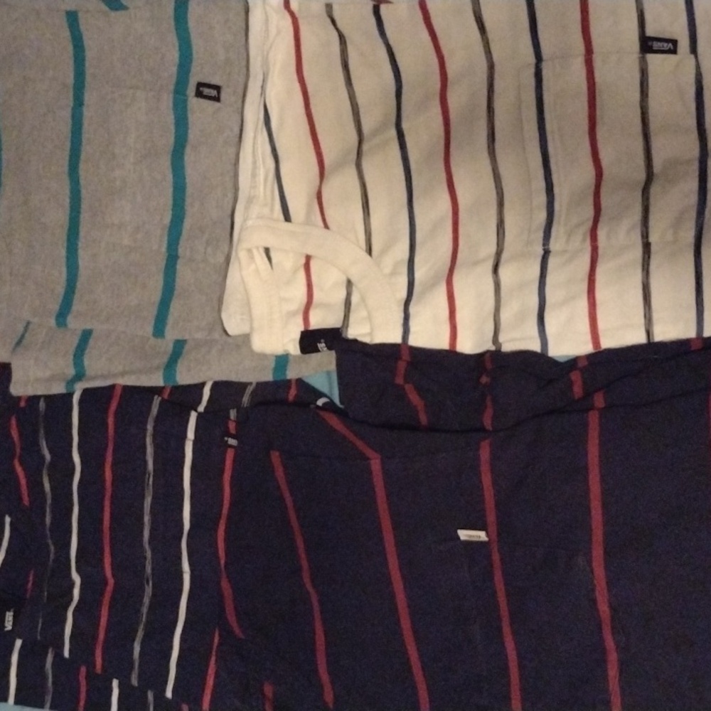 Vans striped tees